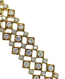 18K Yellow Gold and Diamond Bracelet