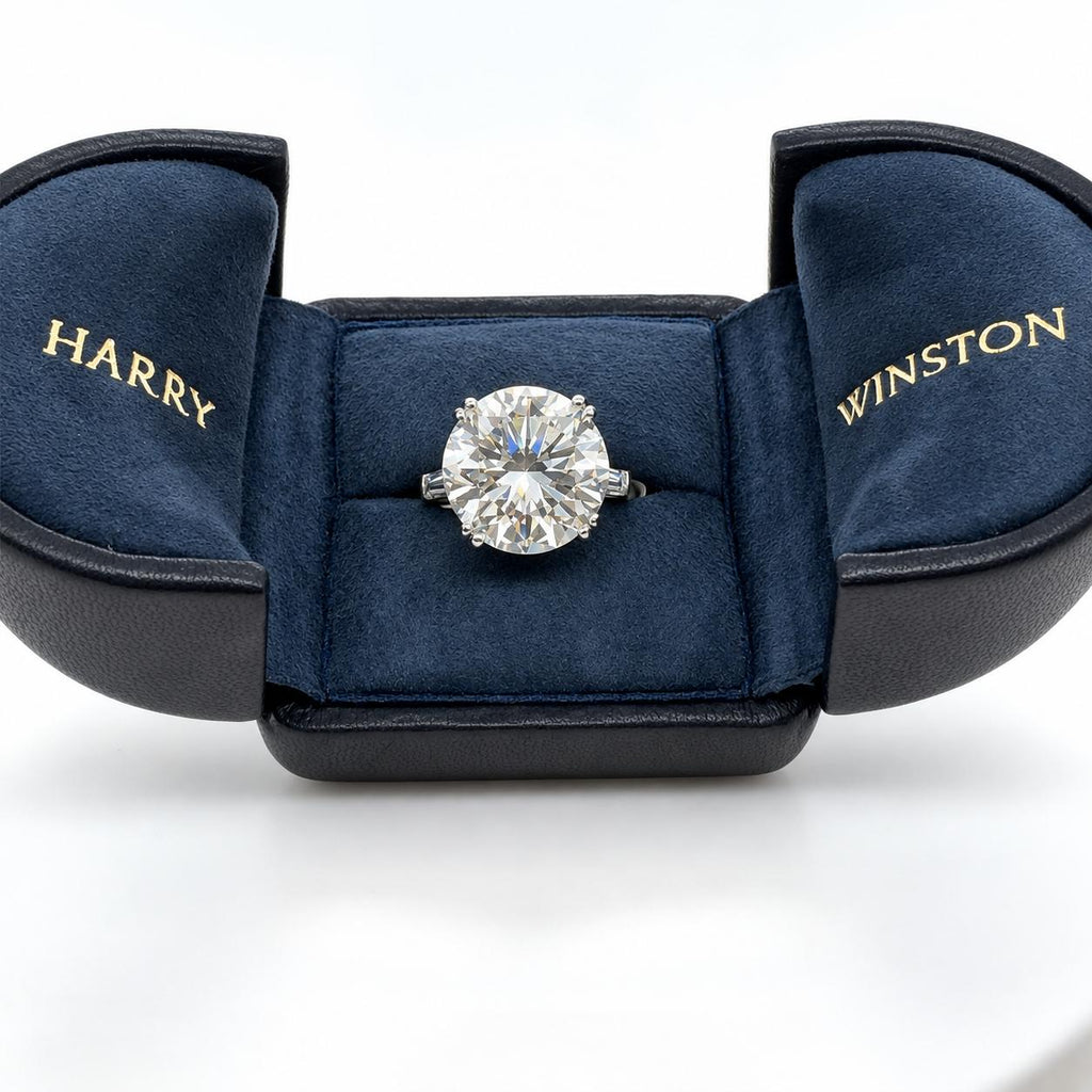 Vintage Harry Winston, 11.07 Carat Diamond Engagement Ring, Platinum