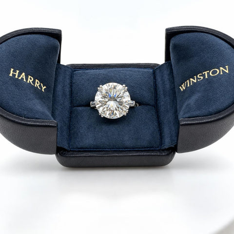 Vintage Harry Winston, 11.07 Carat Diamond Engagement Ring, Platinum