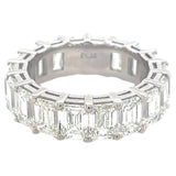 9.33 Carats Diamond Eternity Band, Platinum