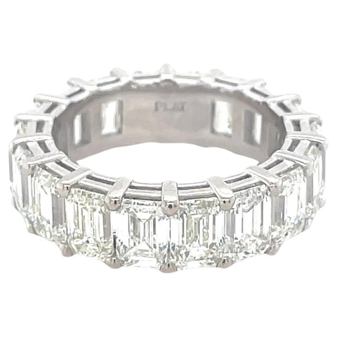 9.33 Carats Diamond Eternity Band, Platinum