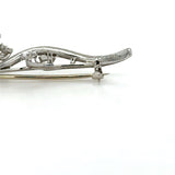 Attributed to Oscar Heyman, Vintage Platinum and Diamond Flower Brooch