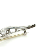 Attributed to Oscar Heyman, Vintage Platinum and Diamond Flower Brooch