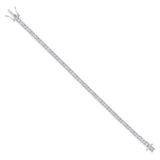 14K Gold 8.5ct Natural Diamond Oval Tennis Bracelet