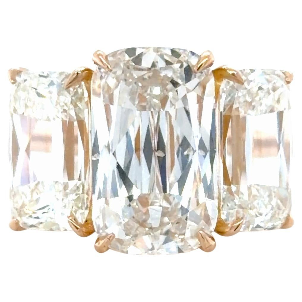 Boodles, 11.30 Carats Ashoka Three Stone Diamond Engagement Ring