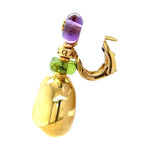 Bvlgari, Mediterranean Eden Diamond, Amethyst and Peridot Earrings, 18K