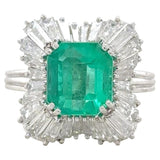 Carl Bucherer, Emerald and Diamond Ballerina Ring