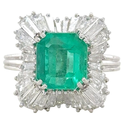 Carl Bucherer, Emerald and Diamond Ballerina Ring