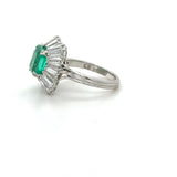 Carl Bucherer, Emerald and Diamond Ballerina Ring