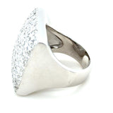 Cartier 18K White Gold and Pave Diamond Ring