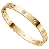 Cartier, Love Diamond Classic Model Bangle Bracelet