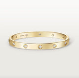 Cartier, Love Diamond Classic Model Bangle Bracelet