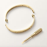 Cartier, Love Diamond Classic Model Bangle Bracelet