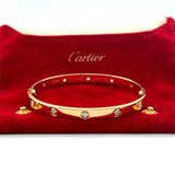 Cartier, Love Diamond Classic Model Bangle Bracelet