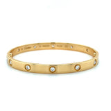 Cartier, Love Diamond Classic Model Bangle Bracelet