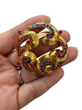 Cartier Retro Ruby and Sapphire Pendant