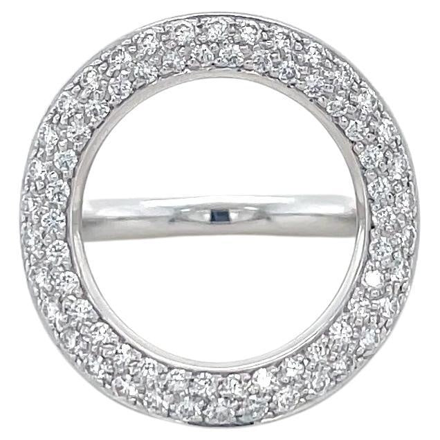 Christofle, 18K White Gold and Diamond "Idole de Christofle" Ring