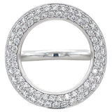 Christofle, 18K White Gold and Diamond "Idole de Christofle" Ring