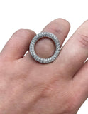 Christofle, 18K White Gold and Diamond "Idole de Christofle" Ring