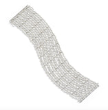 14.36 Carat Diamond Mesh Link Bracelet, 18K