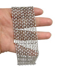 14.36 Carat Diamond Mesh Link Bracelet, 18K