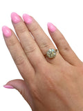 Antique, GIA 4.04 Carat Old Mine Brilliant Cut Diamond Engagement Ring