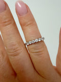 Tiffany & Co., 1.80 Carats Round Brilliant Cut Diamond Embrace Band, 3 mm