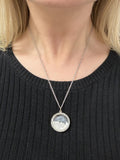 Renee Lewis, Diamond Shaker Pendant Necklace 18K White Gold
