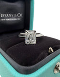 Tiffany & Co., 2.41 Carat Emerald Cut Diamond Engagement Ring