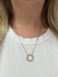 Schlumberger for Tiffany & Co., Sixteen Stone Diamond Circle Pendant/Necklace