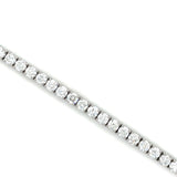 GIA Certified, 16.66 Carats Diamond Tennis Bracelet