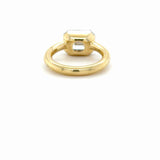GIA Certified 3.01 Carat Emerald Cut Diamond Ring