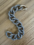Pomellato, Silver-Topped, 18K Rose Gold and Brown Diamond Tango Bracelet, 14cttw