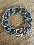 Pomellato, Silver-Topped, 18K Rose Gold and Brown Diamond Tango Bracelet, 14cttw