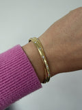 Tiffany & Co. Etoile Yellow Gold, Platinum and Diamond Bangle Bracelet