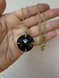 Ippolita, Onyx Necklace 18K Yellow Gold Pendant Necklace