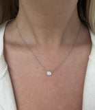Elsa Peretti for Tiffany & Co. Diamond By The Yard Necklace Platinum