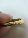 Vintage Van Cleef & Arpels, 18K Yellow Gold and Diamond Bombé Ring