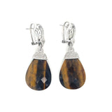 Judith Ripka, Tiger's Eye Drop Earrings