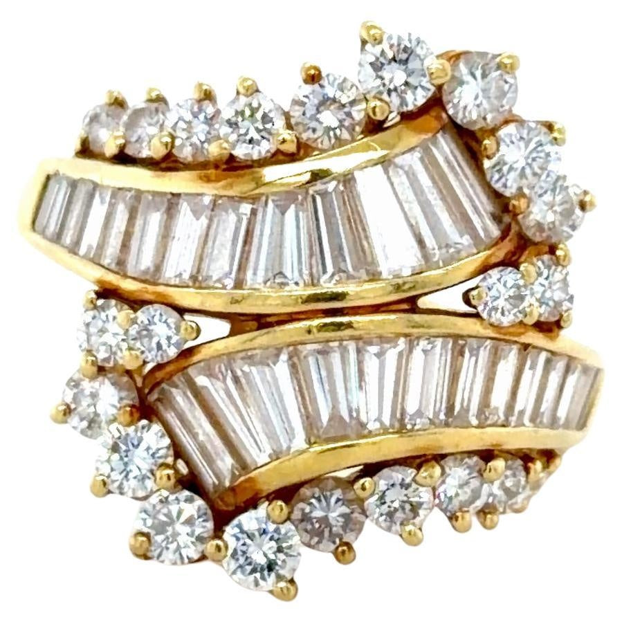 Kurt Wayne, 18K Yellow Gold and Diamond Ring