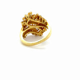 Kurt Wayne, 18K Yellow Gold and Diamond Ring