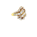 Kurt Wayne, 18K Yellow Gold and Diamond Ring