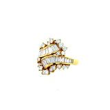 Kurt Wayne, 18K Yellow Gold and Diamond Ring