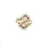 Kurt Wayne, 18K Yellow Gold and Diamond Ring