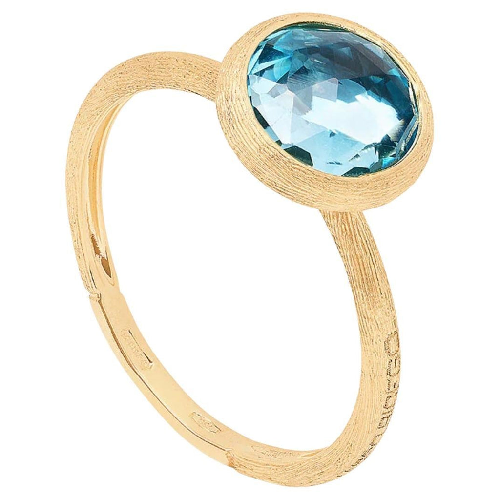 Marco Bicego, 18K Yellow Gold and Blue Topaz Jaipur Ring