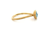 Marco Bicego, 18K Yellow Gold and Blue Topaz Jaipur Ring