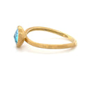 Marco Bicego, 18K Yellow Gold and Blue Topaz Jaipur Ring