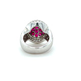 Mouawad, Ruby and Diamond Rosette Ring