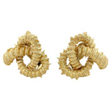 Nicholas Varney, 18K Yellow Gold Knot Earrings