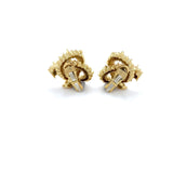 Nicholas Varney, 18K Yellow Gold Knot Earrings